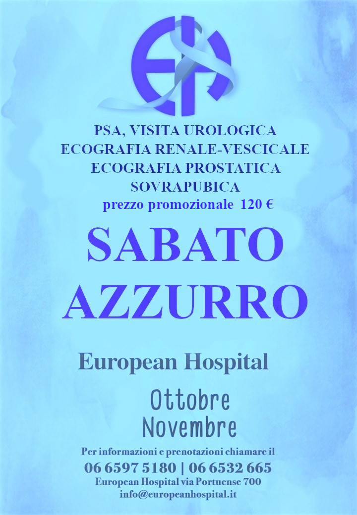 Il sabato azzurro per la prevenzione del tumore alla prostata